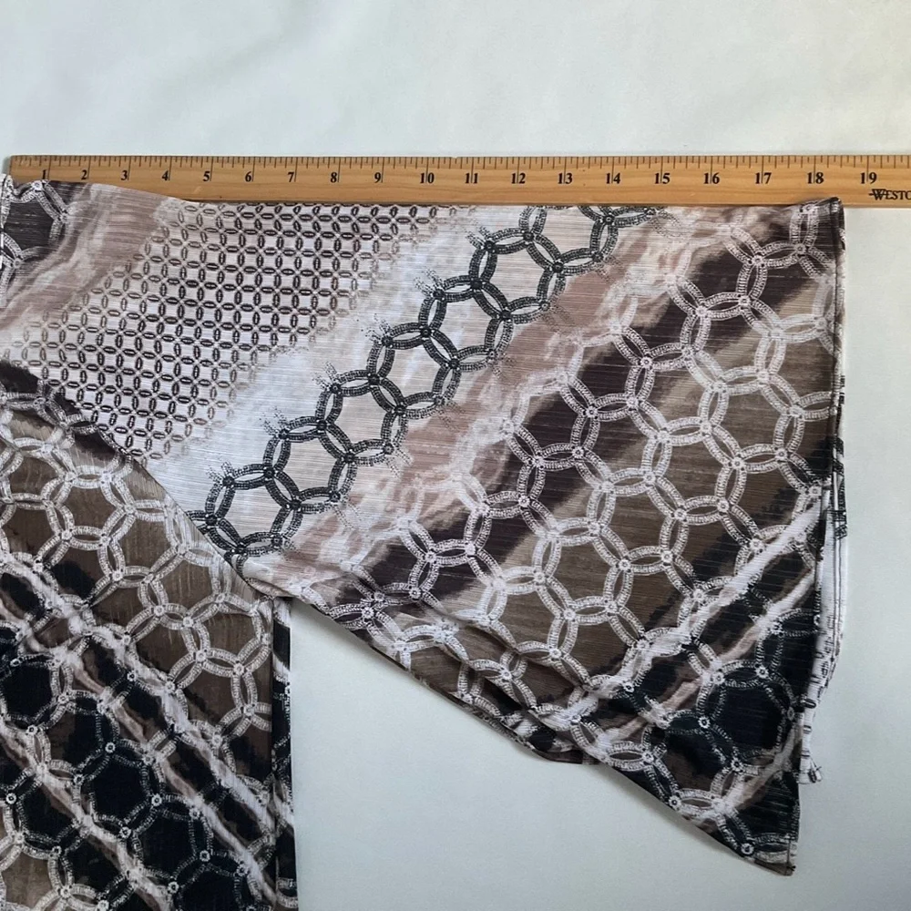 Dana buchman Womens‎ Geométric print blouse Size L